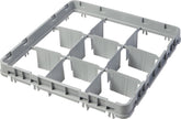 Cambro bundramme - 9 rum - 50x50 cm - Til glas op til Ø14,8 cm