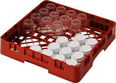 Cambro kop- og glaskurv - Rød - 50x50 cm