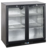 Dobbelt backbar med hængslede døre - Tefcold BA21H - 188 liter - 1,08 kW/24 timer (90 cm høj)