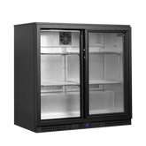 Dobbelt backbar med skydedøre - Tefcold BA21S - 188 liter - 1,14 kw/24 timer (90 cm høj)