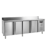 Kølebord med fire døre og bagkant - GN 1/1 - Tefcold CK7410X1SP
