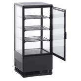 Bord kølemontre - RT 82 BE - Sort - 2,74 kW/24 timer