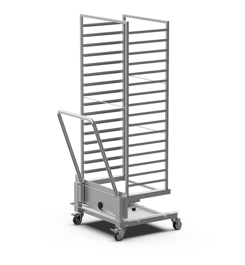 Ekstra vogn til Unox Bakerlux Manual 16 x 60 x 40 cm (med aftagelig håndtag)