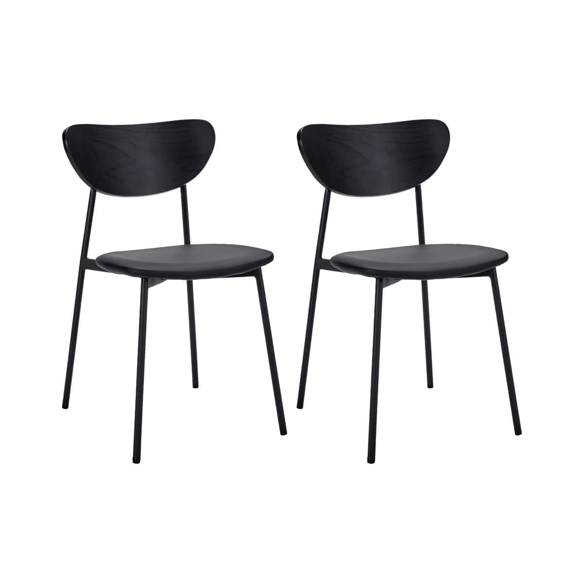Caféstol, HDMust, Natur - Stabelbar - Indendørs (2 stk.)