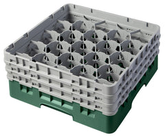 Cambro kop- og glaskurv - Grøn - 50x50 cm