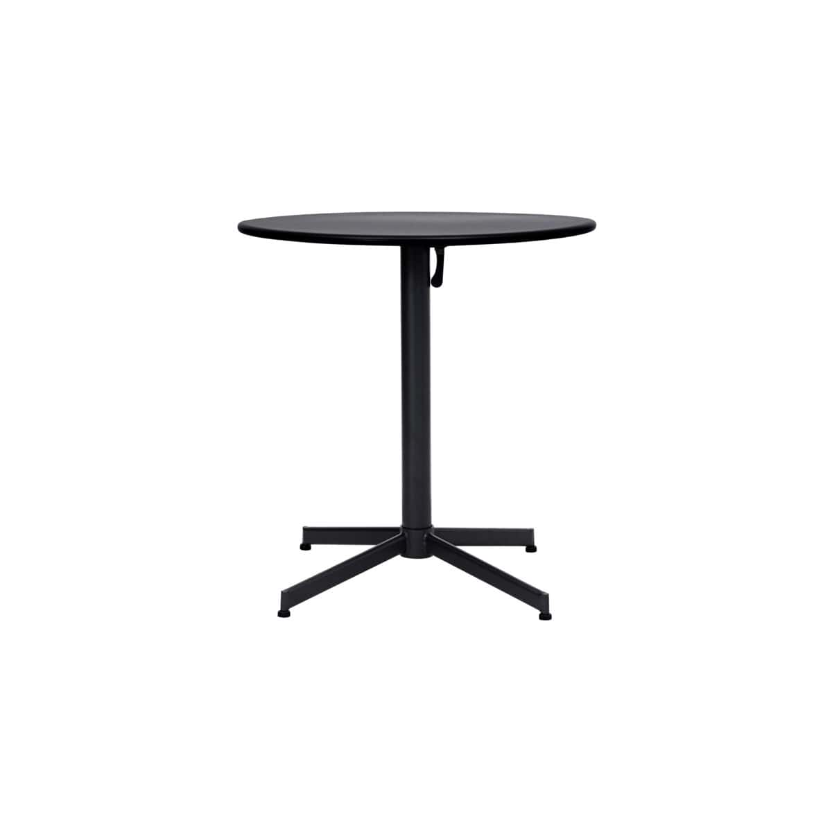 Helo rundt cafébord - Sort - Ø70 cm - Ude/inde