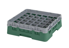 Cambro forhøjningsramme - 36 rum - 50x50 cm - Til glas op til Ø7,2 cm