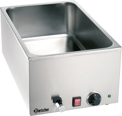 Bartscher bain marie - GN 1/1 med tappehane
