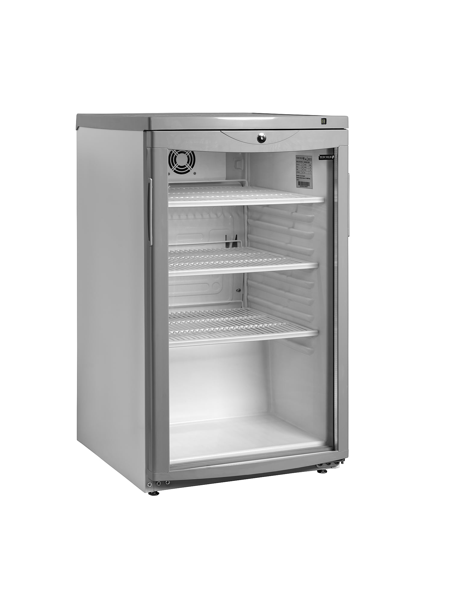Display køleskab - Tefcold BC145 W/FAN - 45 DB - 1,17 Kw/ 24 timer