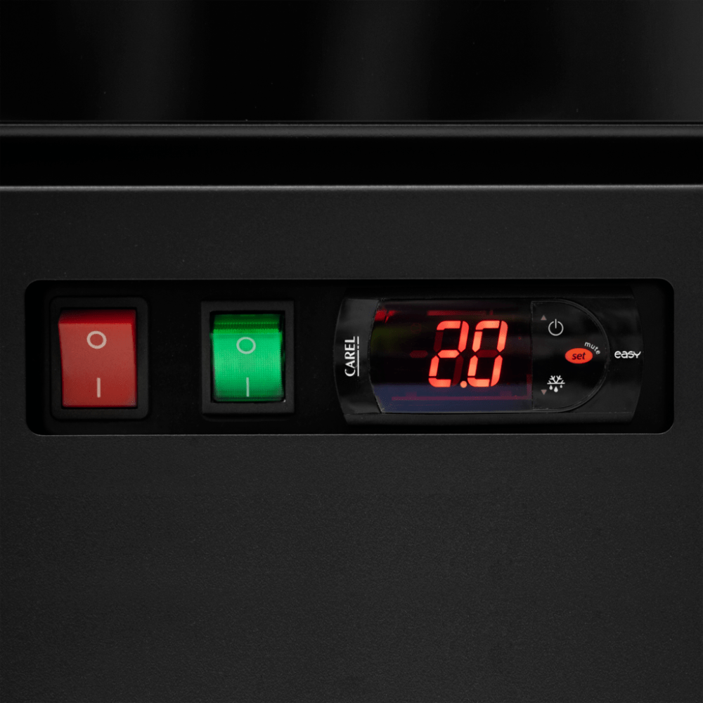 Dobbelt display fryser - Tefcold Atom Maxi F2DB - 65 dB - 17,47 kW/24 timer