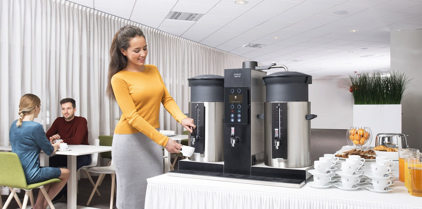Animo ComBi-Line CB 5 liter storbrygningsmaskine med hedvandsudtag