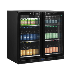 Dobbelt backbar med hængslede døre - Tefcold DB201H - 182 liter - 44 dB - 1,08 kW/24 timer (87 cm høj)