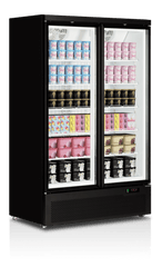 Dobbelt display fryser - Tefcold Atom Maxi F2DB - 65 dB - 17,47 kW/24 timer