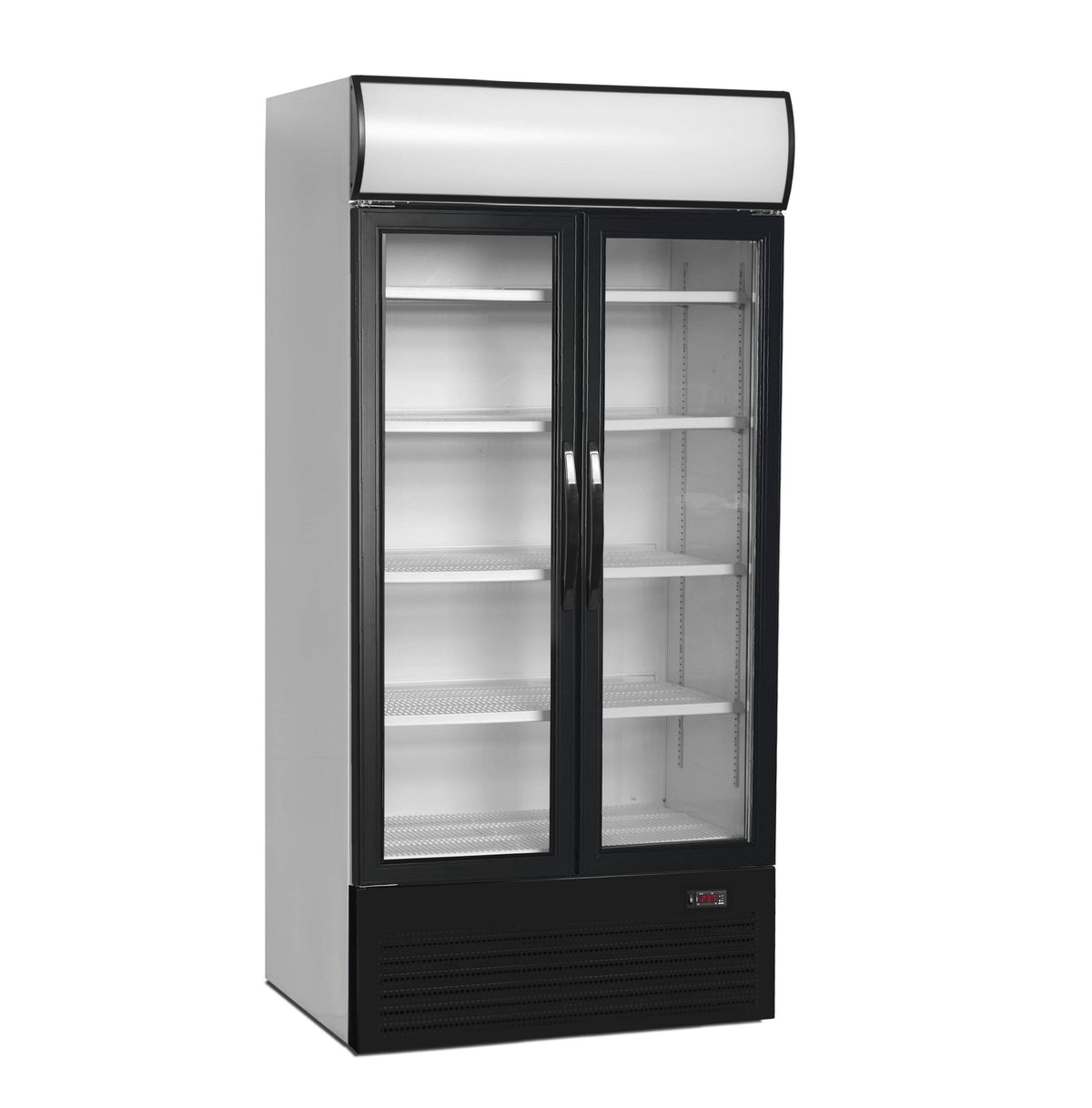 Dobbelt display køleskab - Tefcold FSC1000H - 48 dB - 5,96 kW/24 timer