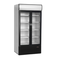 Dobbelt display køleskab - Tefcold FSC1000H - 48 dB - 5,96 kW/24 timer