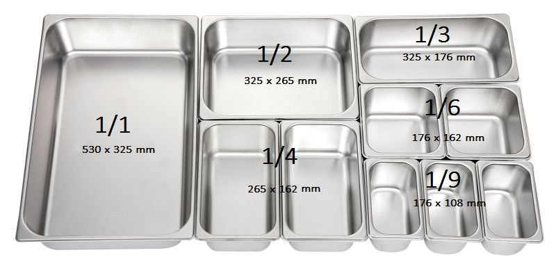 Gastrobakke GN 1/2, -40 til +300°C