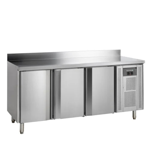 Kølebord med tre døre og bagkant - GN 1/1 - Tefcold CK7310X1SP
