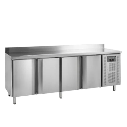 Kølebord med fire døre og bagkant - GN 1/1 - Tefcold CK7410X1SP
