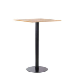Højbord - Decor-laminat eg - 75 x 75 cm - Indendørs