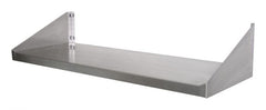 Hylde rustfrit stål - 120 x 30 cm