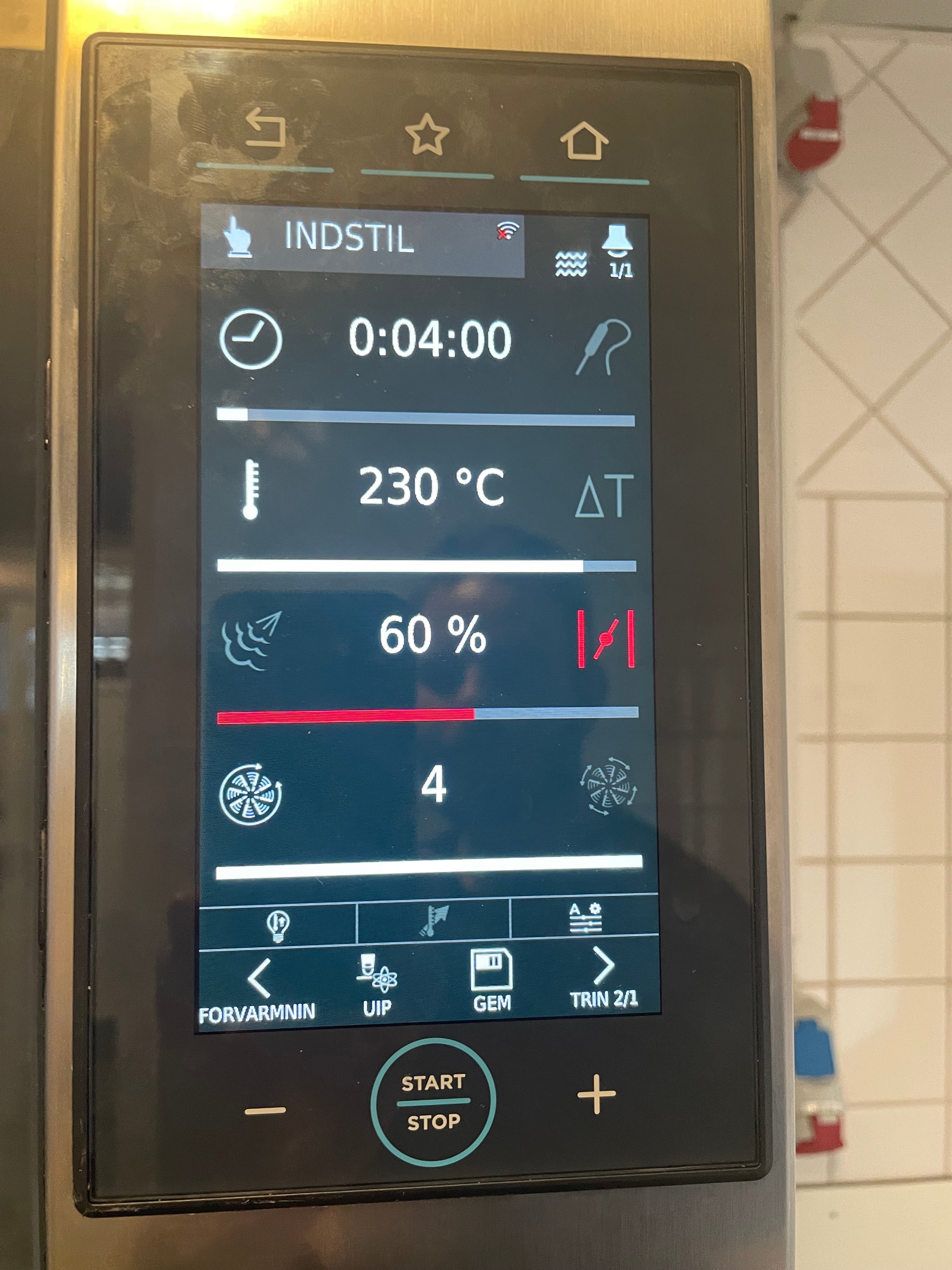 Industriovn til pommes frites - UNOX 5 stik GN 1/1