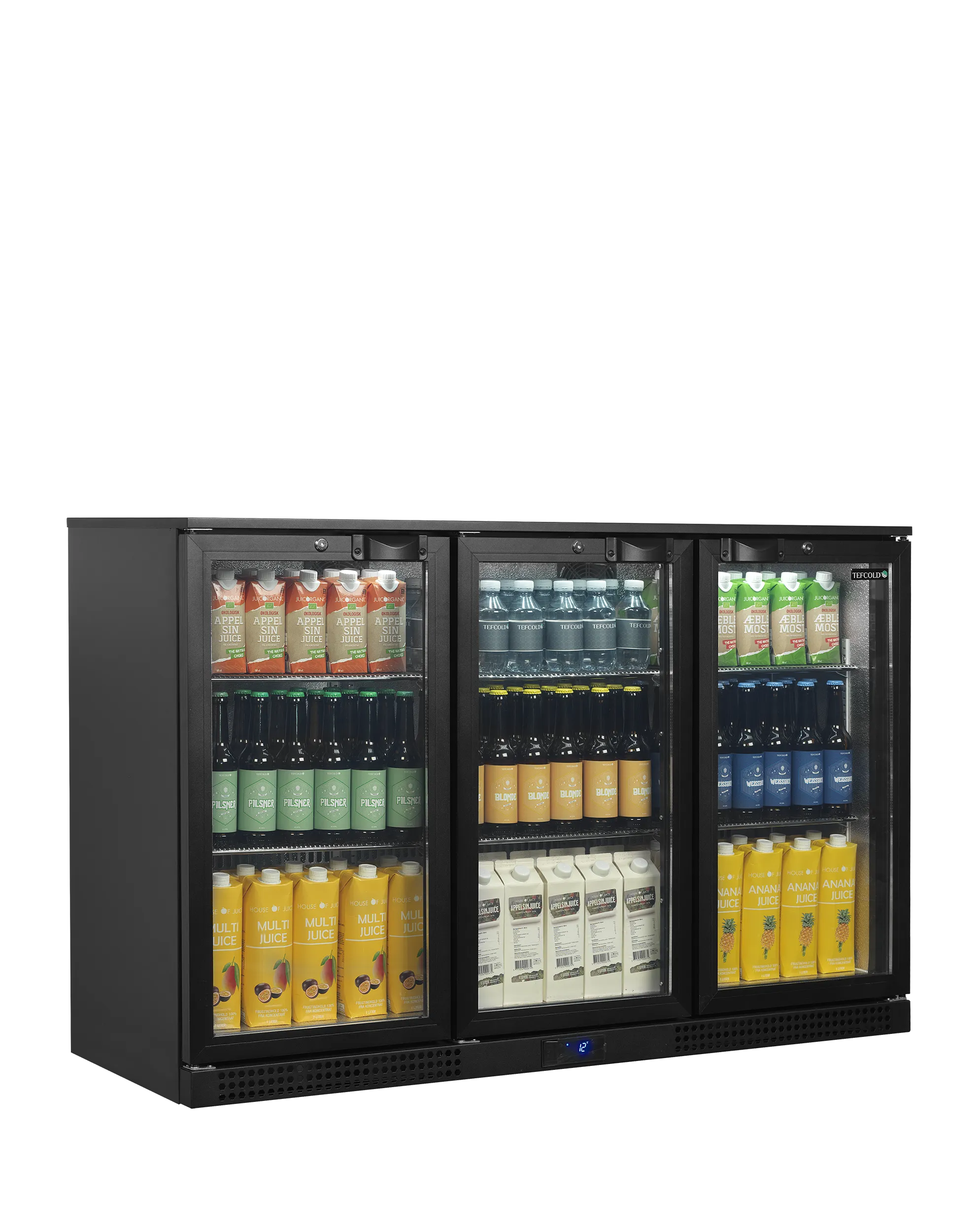 Backbar med hængslede døre - Tefcold BA31H - 288 liter - 44 DB - 1,8 kW/24 timer (90 cm høj)