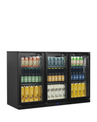 Backbar med hængslede døre - Tefcold BA31H - 288 liter - 44 DB - 1,8 kW/24 timer (90 cm høj)