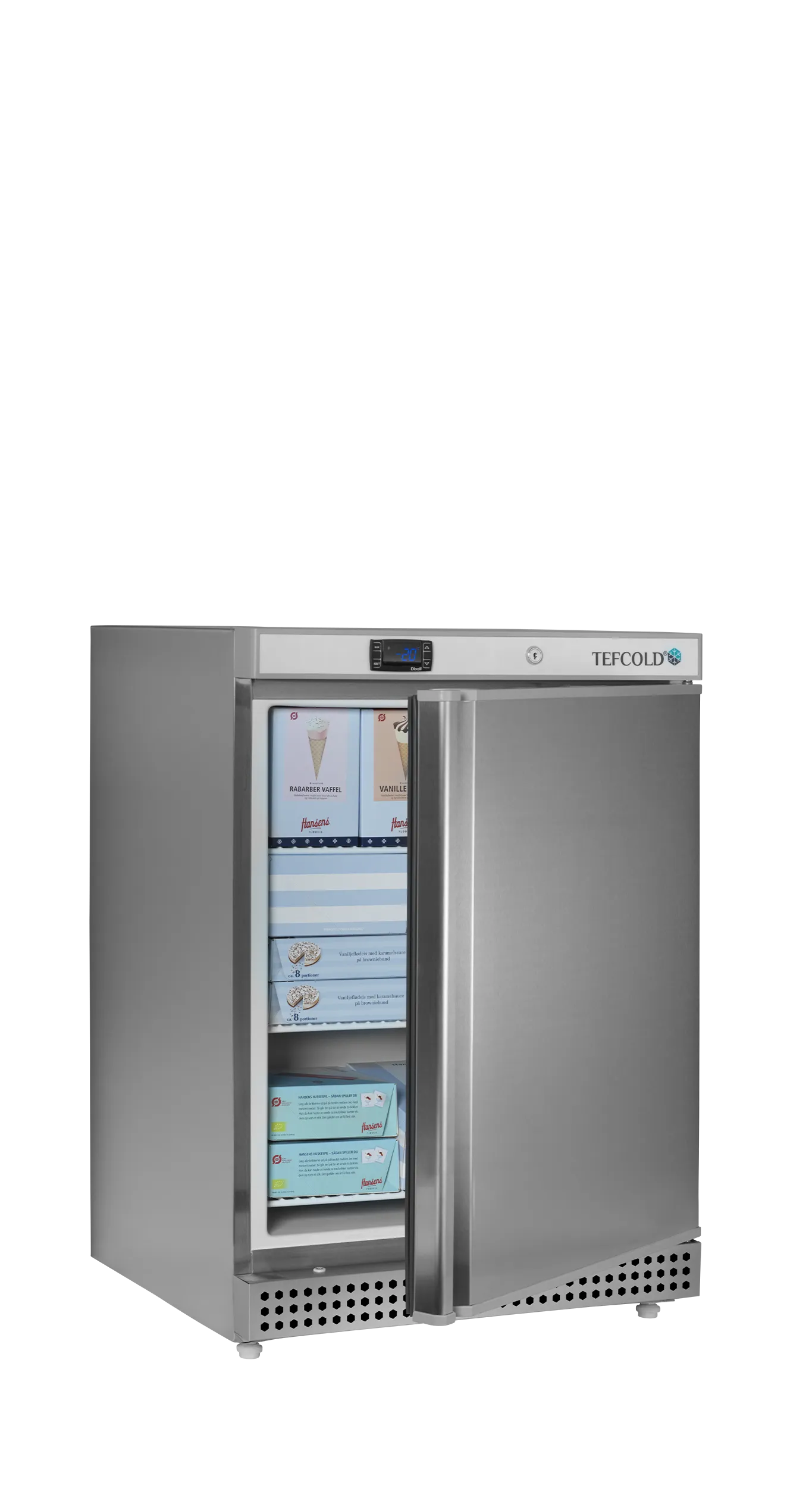 Lagerfryseskab - Tefcold UF200VS - 42 DB - 1,62 kW/ 24 timer