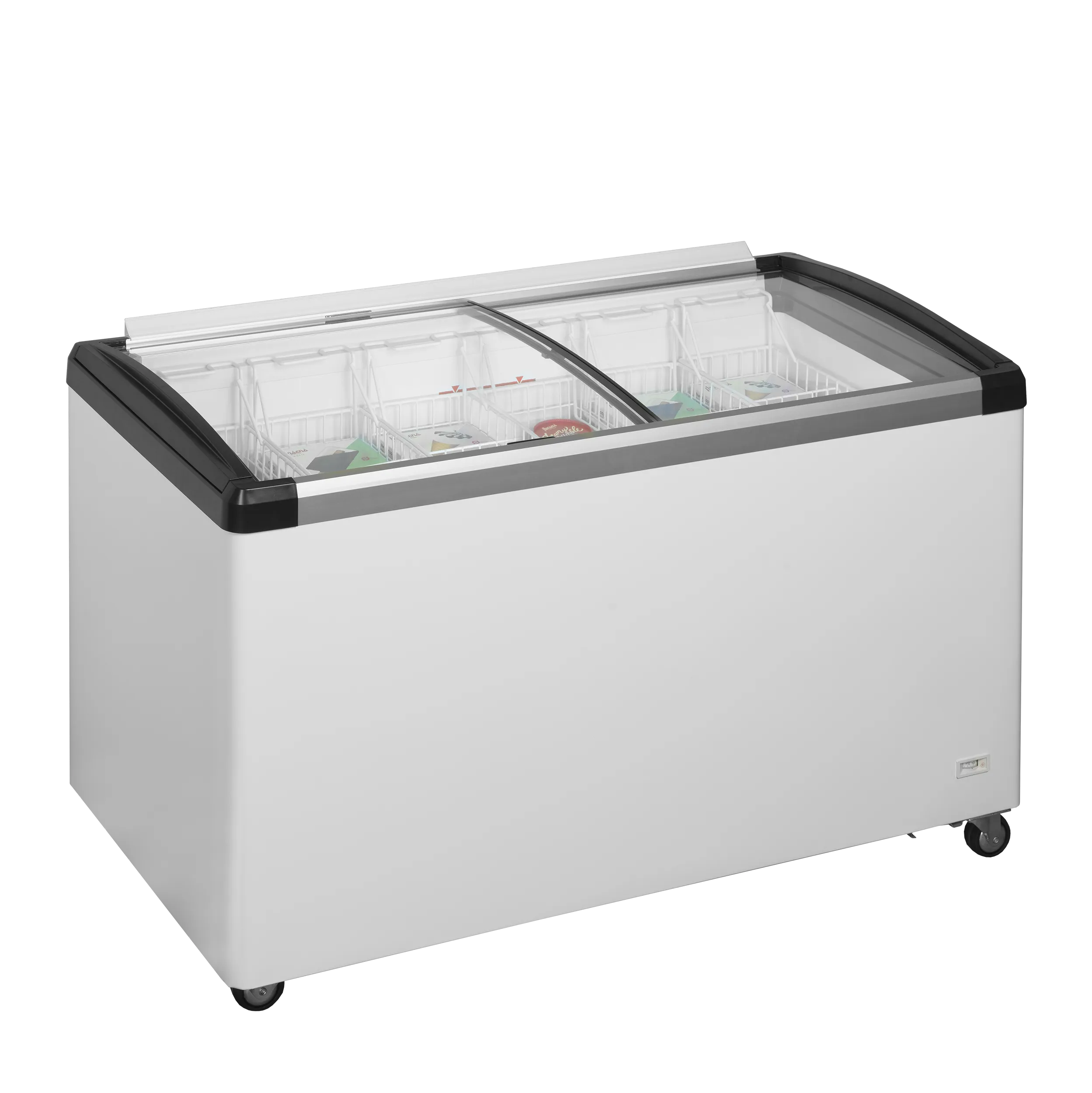 Fryser med glaslåge - Tefcold IDB400-W1