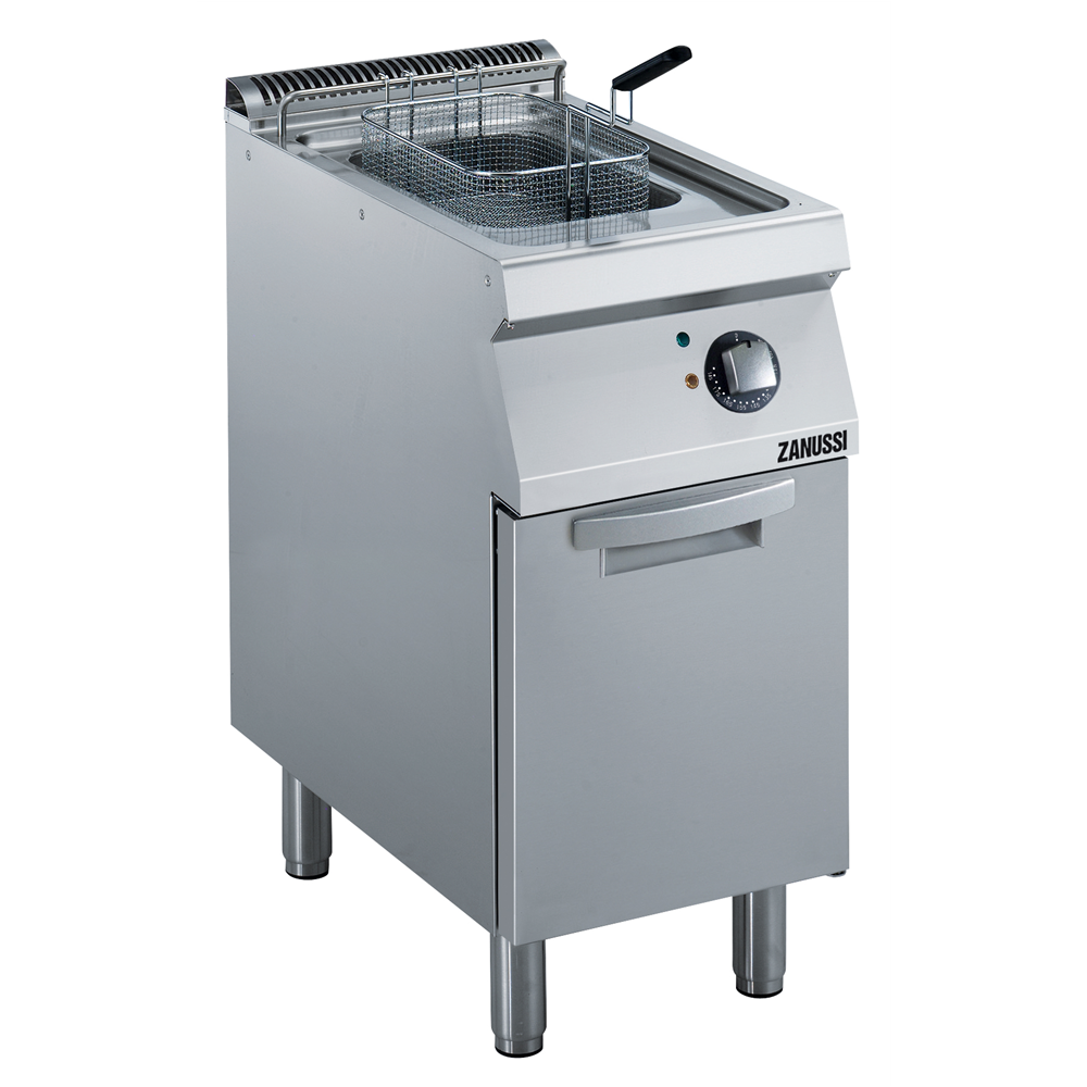 El gulvfriture med skjulte varmelegemer - 15 liter - 10 kW - Zanussi EVO700 - 400 mm