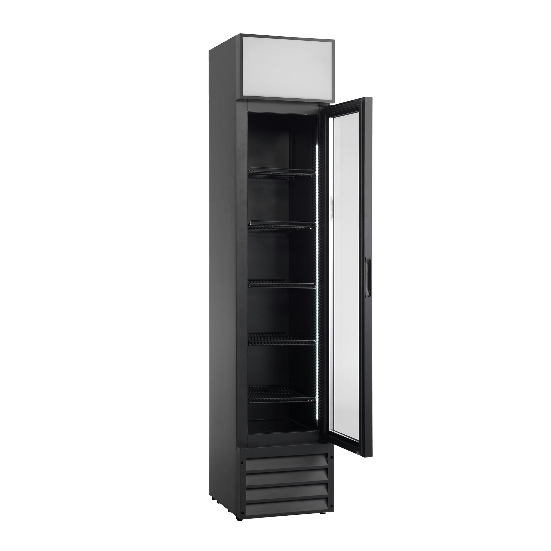 Display køleskab - Scancool SD 217 BE - 133 liter - 50 dB - 1,57 Kw/24 timer - 39 cm bred (Kan leveres fra 2 okt. 2025)