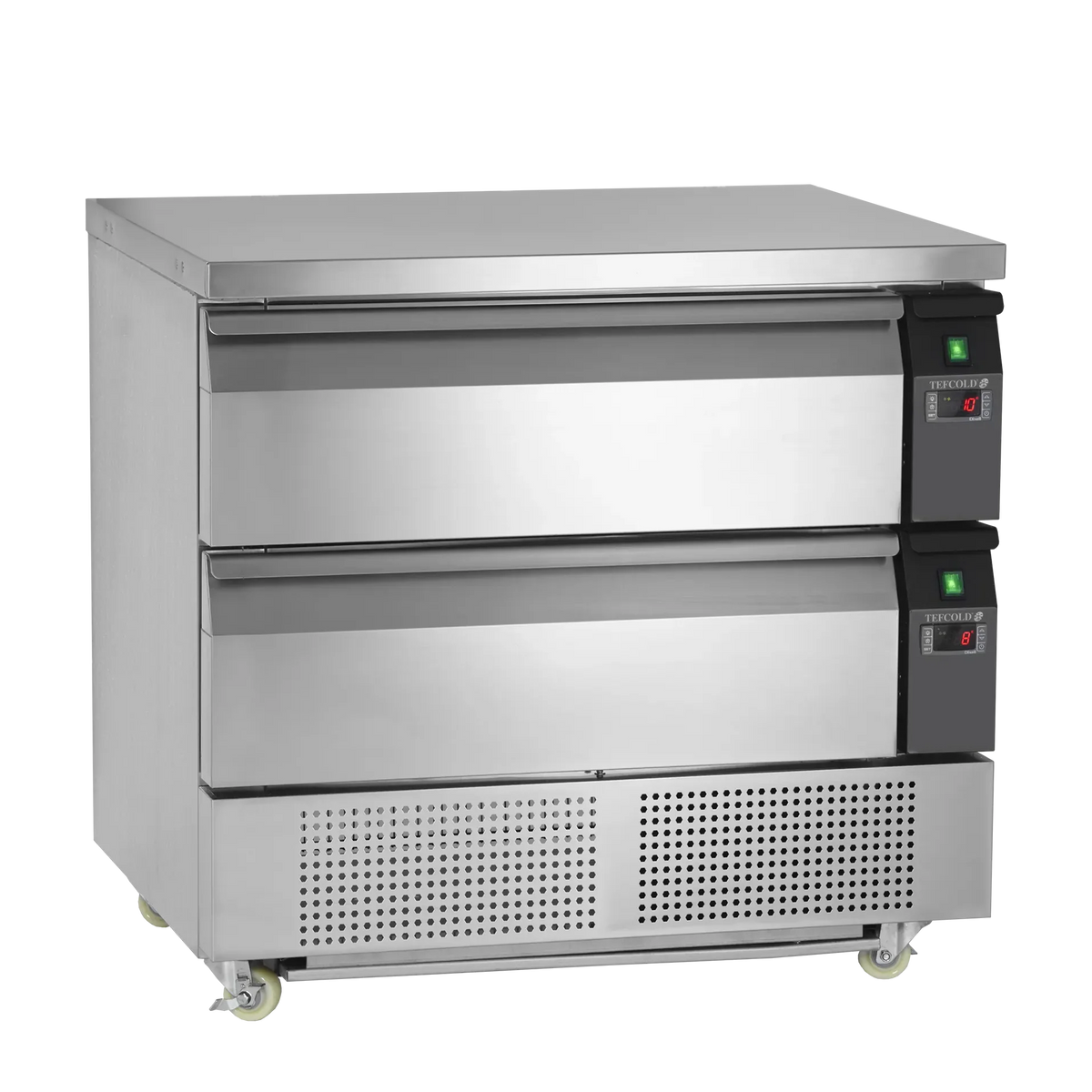 Køleskuffe/fryseskuffe - Tefcold UD2-2 omstilbar - 9,07 kW/24 timer