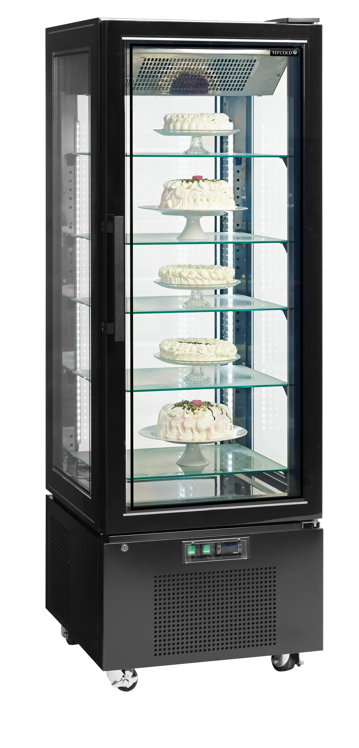 Display fryseskab - Tefcold UPD400-F - 23,51 kWh/24t
