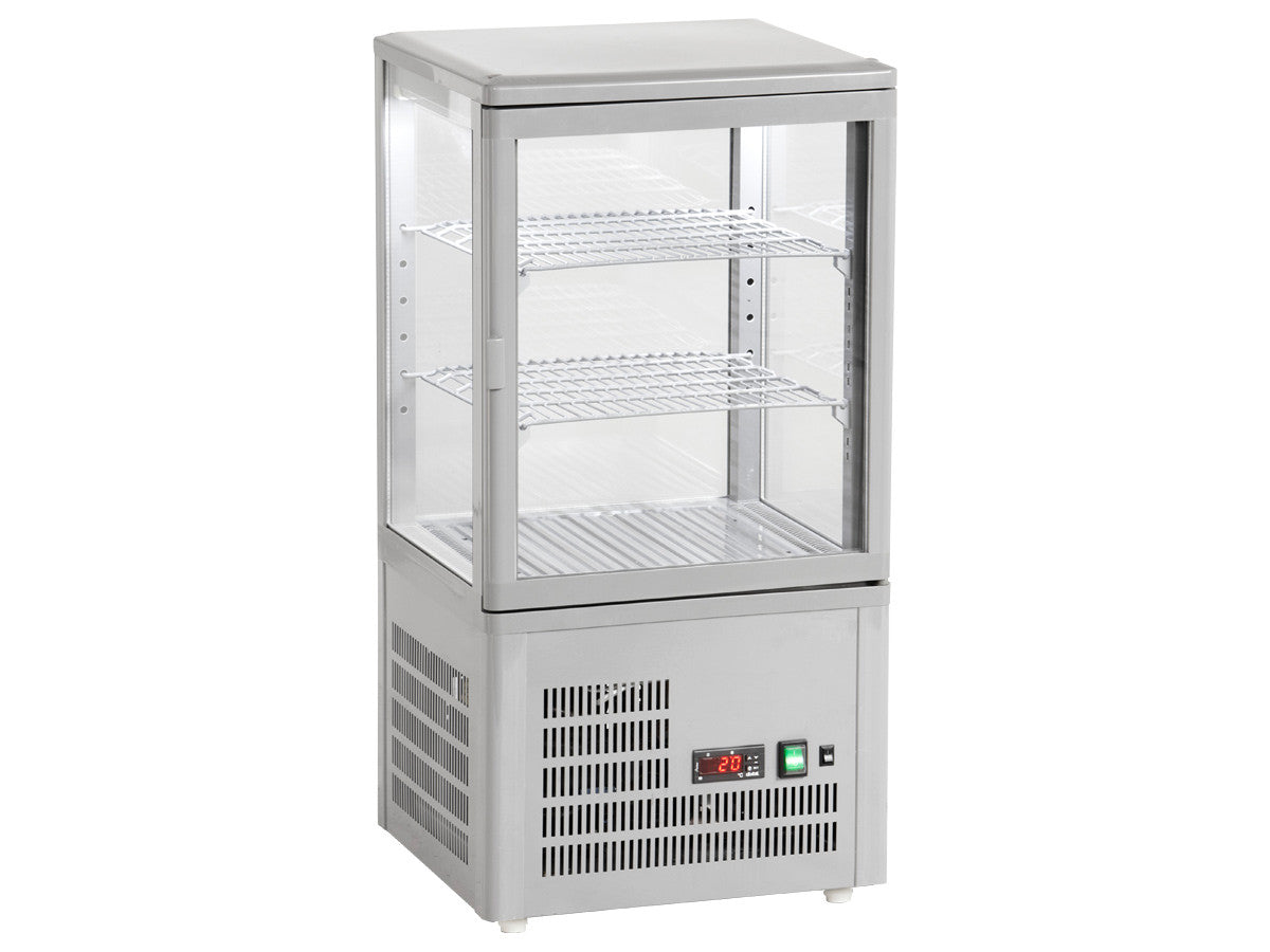 Grå kølemontre med 2 hylder - Tefcold UPD60-GREY - 42 dB - 3,59 Kw/24 timer