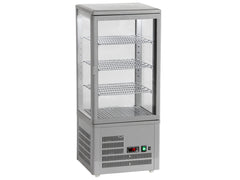 Grå kølemontre med 3 hylder - Tefcold UPD80-GREY - 42 DB - 1,9 KW/24 timer