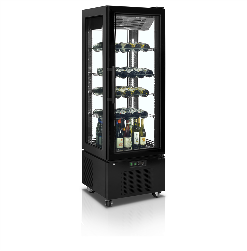 Gulv kølemontre - Tefcold UPD400-C - 6,55 kWh/24timer (Til kager, sandwich eller hvidvin)