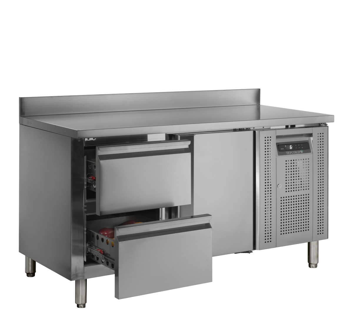 Kølebord med 2 skuffer og 1 dør - Tefcold CK7220 - 1,98 kw/24 timer