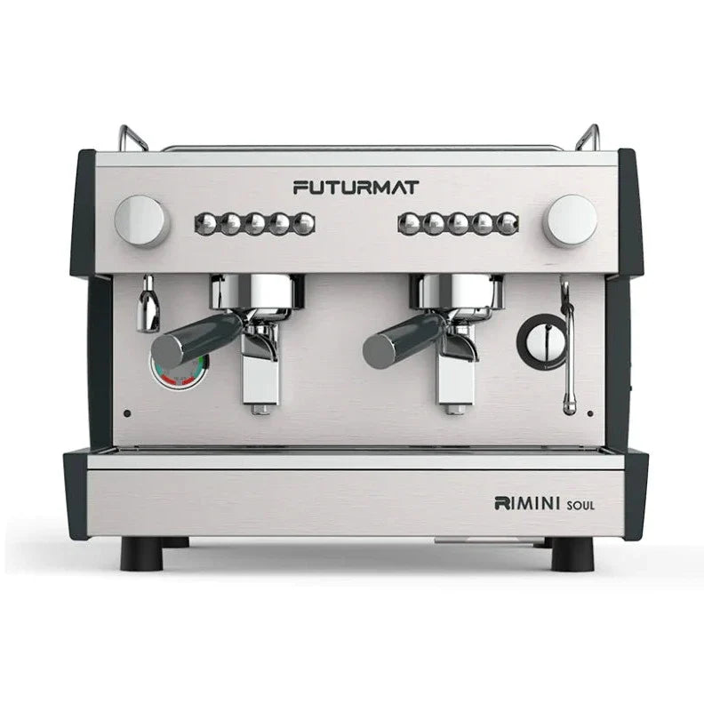 Espresso pakke: Rimini Soul XL 2 gr. med kværn, tilbehør og montering